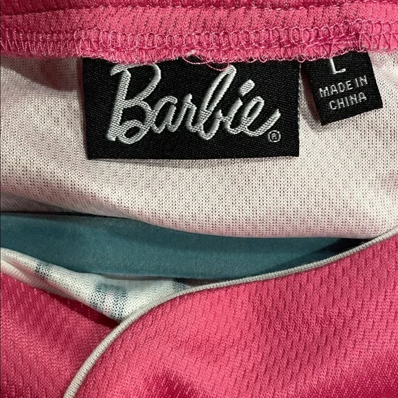 Barbie Baseball Jersey West Coast Pink White Boston Red Sox Shirt L - Picture 7 of 8